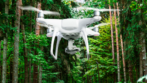 Dron con tecnología Lidar