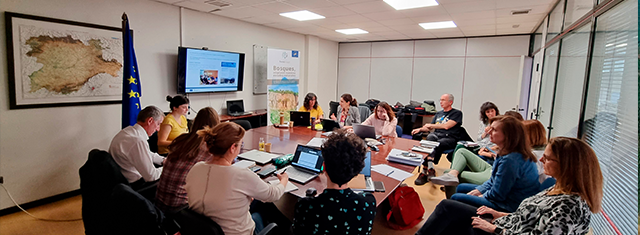 La Comision Europea visita Life Soria Forest Adapt