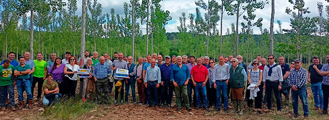 Jornada Biopoptech con populicultores en Carrizo de la Ribera (León)